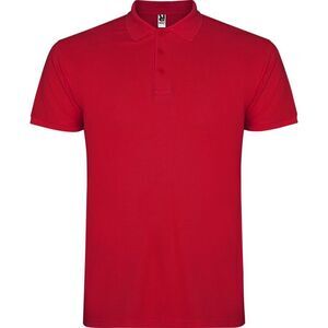 Roly Childrens/Kids Star Short-Sleeved Polo Shirt / Red